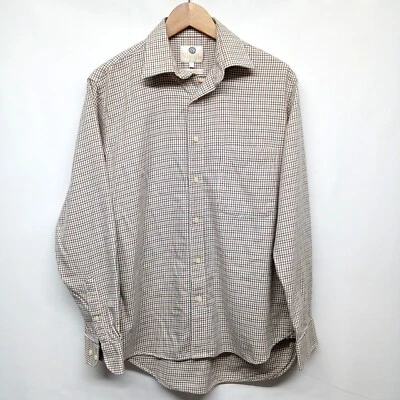 £19.99 • Buy VIYELLA Tattersall Check Shirt 80% Cotton / 20% Wool - 16  Collar Pit To Pit 23 