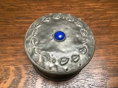 £25 • Buy Arts And Crafts Pewter And Wooden Box With Glass Insert