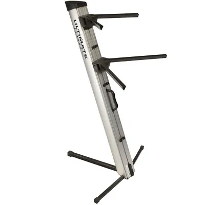 Ultimate Support Apex Series AX-48 Pro Column Keyboard Stand (Silver) • £205.81