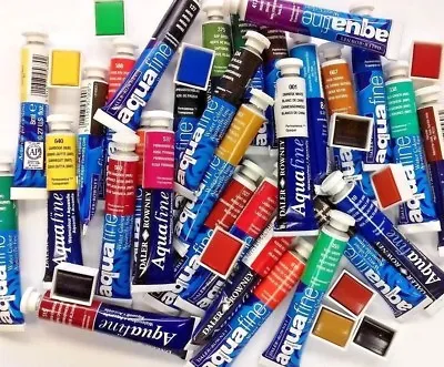 Daler Rowney Aquafine Water Colour Watercolour Paint Choose Tubes Or Half Pans • £0.99