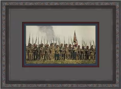 Mort Kunstler Civil War Small Print - Men Of Valor Custom Framed  • $65