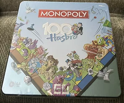 Monopoly HASBRO 100th Anniversary Edition • Collectible Tin -NEW SEALED- • $23.50