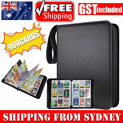 900 Pockets Card Album Spots Binder Book Card Collectors Holder Case For Cards   • $24.84