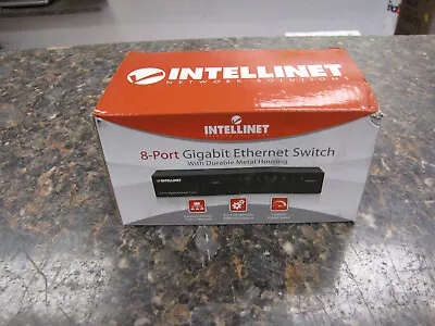 Intellinet Network Solutions 8 Port Gigabit Ethernet Switch - NEW Sealed Box QTY • $23.99