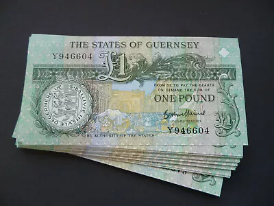 £3.50 • Buy A States Of Guernsey £1 One Pound Note In Uncirculated Mint Condition Banknote.