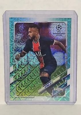 2020-21 Topps UEFA Champions League Japan Edition Neymar Jr Aqua Mojo /199 PSG • $4.99