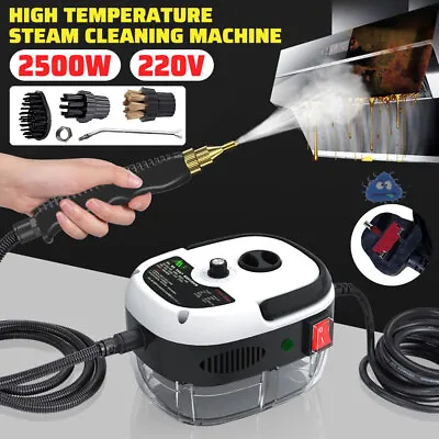 Portable Handheld Steam Cleaner High Pressurized Steam 6 Gears Cleaning 2500W • £37.59