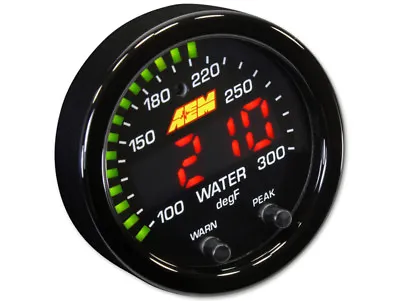 AEM 30-0302 X-Series Electronic 300F/150C Water Temperature Gauge Meter • $215.95