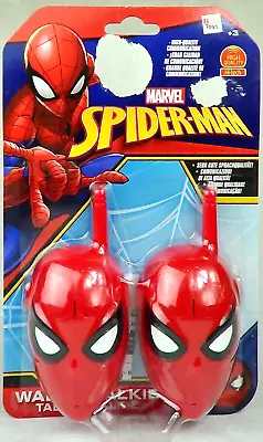 Spiderman Walkie Talkie Set 2pk 100m Range Marvel Kids Childrens Gift Present • £16.95