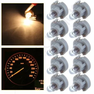 10x Warm White T3 Neo Wedge Led Instrument Dash A/c Climate Control Hvac Lamp • $10.82