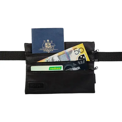 $23.25 • Buy Korjo 4in1 Belt Bum Bag Travel Waist Bags Money Pouch Sports3zip Passport Wallet