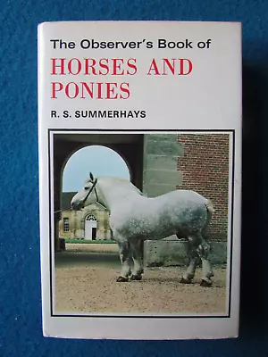 The Observer's Book Of HORSES AND PONIES 1973 Collectable Hardback Book 9 • £7.99