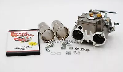 New 45 DCOE CARBURETOR 19600.060-ECON W/ 65 MINUTE DVD CAN REPLACE WEBER 45 DCOE • $225