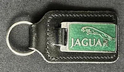 Jaguar Leaping Cat Motor Car Enamel Leather Key Ring Key Fob Badge Emblem • £45