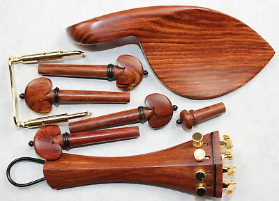 1 Set High Quality Rosewood Violin Parts 4/4 Full Size Violin Accessories • $18.99