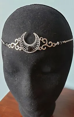 Handfasting Crescent Moon Triskele Headdress Pagan Wicca Wedding Supplies ☆ © • £14.95