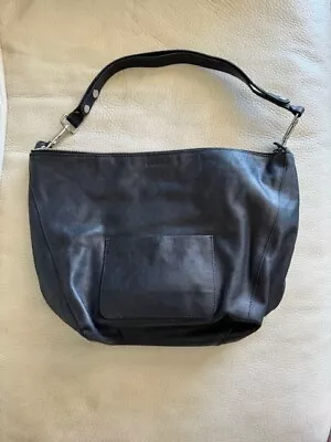 Country Road Black Leather Ladies Bag • $35