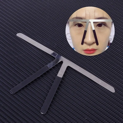 £3.90 • Buy Permanent Make Up Eyebrow Tattoo Stencil Measure Ruler Reusable Shaper Template