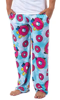 The Simpsons Homer Simpson Tie Dye Sprinkles Donuts Lounge Pajama Pants For Men • $12.98