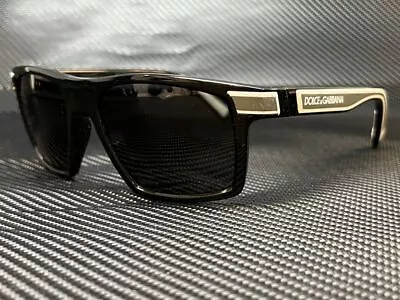 DOLCE & GABBANA DG6160 501 87 Black Rectangle 54 Mm Men's Sunglasses • $228.07