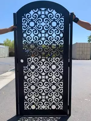 Italian Design Metal Gate Modern Metal Gate Custom Size Art Pedestrian_36x60 • $1349