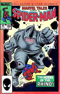 Marvel Tales #180 Spider-man! 1st Rhino! Marvel Comics 1985! No Reserve! Nice! • $0.99