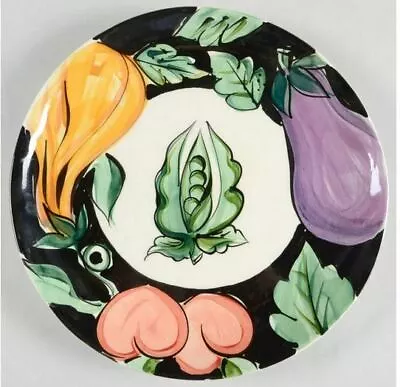 Vicki Carroll Studio Bon Appetite Dinner Plate EXCELLENT Condition SIGNED & RARE • $14.95