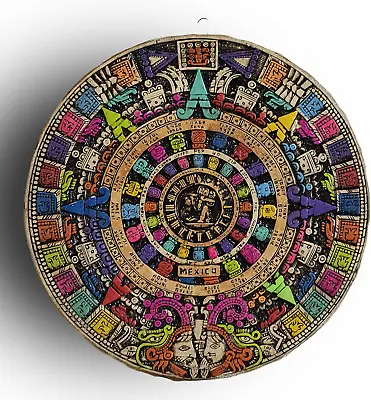 $94.38 • Buy /10  AZTEC CALENDAR STONE, WALL MEXICAN DECOR, OUTDOOR WALL DECORATIONS For PATI