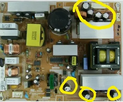 SAMSUNG LCD TV  Repair Kit - Capacitors Power Board LE32A456 LE26A456 LE26A457 • £7.99