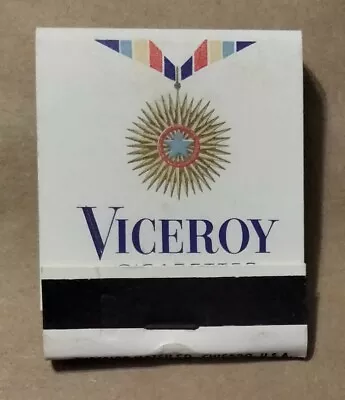 VTG Viceroy Cigarettes Matchbook Superior Match Front Striker Unstruck • $10