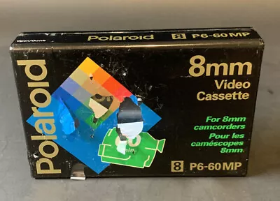 Polaroid 8mm P6-60 MP Factory Sealed Video Cassette - NEW In Sealed Package • $5