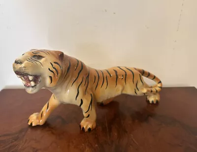 Vintage England Large 12” Tiger Figurine  Collectable Vintage • £45