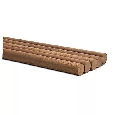 Walnut Wooden Dowel Rod 5/8 Inch X 36 Pack Of Wooden Craft Sticks 5/8  X 36  1 • $46.65