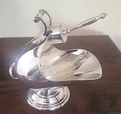 Sugar Scuttle & Scoop-Silver Plate By Mappin & Webb-Diamond Mark For 1877 • $56