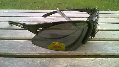 Maxx HD Sunglasses #2 Green Smoke Lens Half Frame Golf TR90 Polarized Running • $19.95