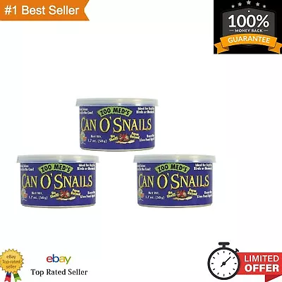 Can O' Snails Turtle Food 1.7-Ounce Pack Of 3 • $28.99