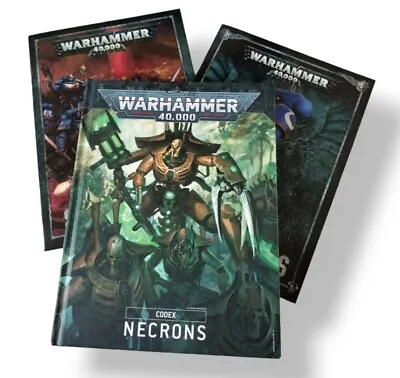 Warhammer 40K Codex: Necrons 9th Edition & Shadowspear Adeptus Astartes Bundle • £19.95