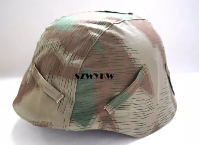 £14.16 • Buy Replica WWII German Splinter Camo M35 M40 Reversible Helmet Cover