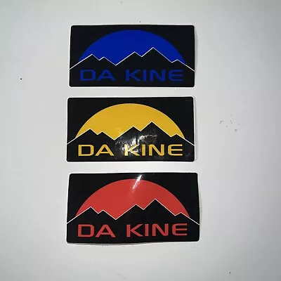 Lot Of 3 Vintage DA KINE Stickers Decals Snowboarding Winter Sports • $20