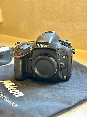 Nikon D610 24.3 MP Digital SLR Camera + Vertical Grip • $600