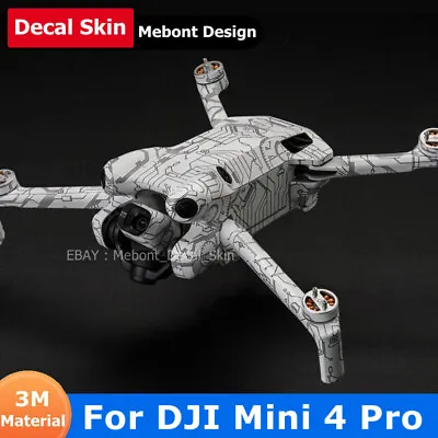 For DJI Mini 4 Pro Decal Skin Drone Sticker Vinyl Wrap Film Coat Mini4 Pro • $5.64