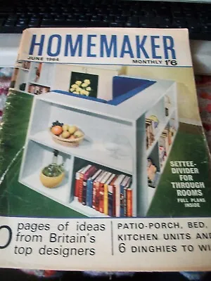 Vintage 1964 Homemaker Magazine A Diy'ers Delight 134 Pages Pb • £3.99