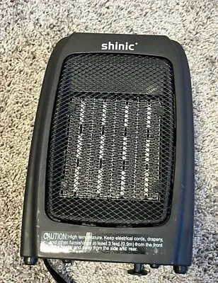 1500 Watt Ceramic Heater Shining Please Read Black W/ Eco Mode Small Compact • $23.99