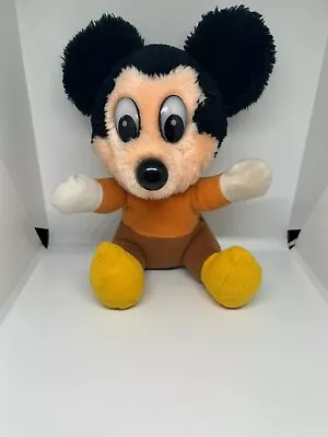 Vintage 1980s Walt Disney Mickey Christmas Carol Plush Mickey Mouse • $8