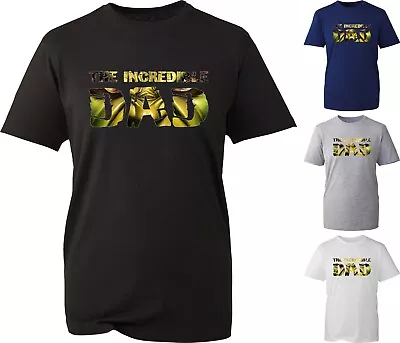 The Incredible Dad Fathers Day T-Shirt Superhero Dad Funny Grandpa Birthday Top • £11.99