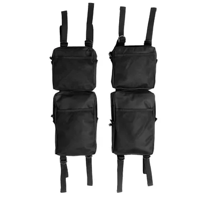 2 Pieces Black ATV  Bag 4-Wheeler   Storage Hunting Bags • $34.47