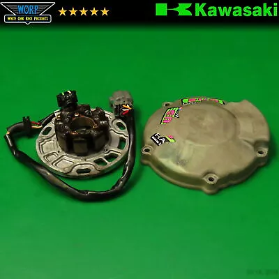 2001 Kawasaki Kx125 Stator Generator Alternator Magneto + Cover 21003-1365 • $40