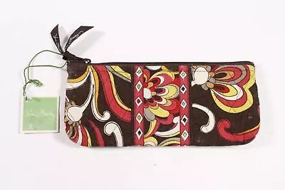 Vera Bradley Puccini Lined Cosmetic Brush And Pencil Bag Made In USA • $14.99