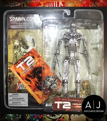 Terminator 2 Judgement Day T-800 Endoskeleton Movie Maniacs Series 5 McFarlane • $44.95