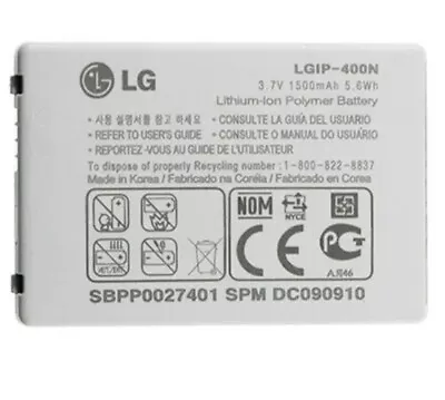 LG LGIP-400N OEM Battery Optimus C M S T U V VM670 P509 LS670 MS690 GT540 • $4.99